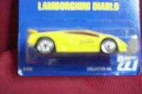 Hot Wheels Mattel Die Cast Metal Lamborghini Diablo 227  