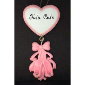  Ballet Heart Tutu Cute Personalized Gift Tag with Magnet 
