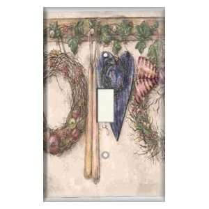  Single Switch Plate   Wreaths: Home Improvement