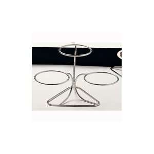 Bon Chef 9310 19.25 Stainless Steel 3 Ring Plate Stand:  