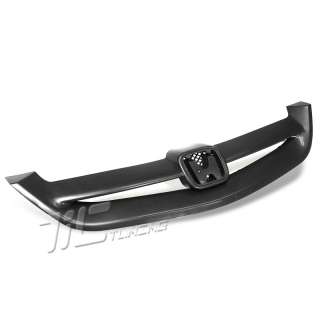 2001 2003 HONDA CIVIC BLACK ABSPREMIUMSTYLE FRONT UPPER GRILLE KIT