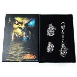  World of Warcraft Ring + Keychain + Necklace Set WOW 