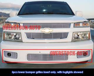 APX Chrome Billet Grille Combo Insert Kit 04 10 Chevy Colorado Xtreme 