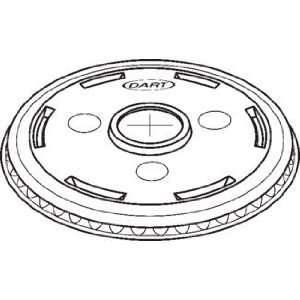  Dart Slotted Lid For 9C And 10C Cup (L10C) 1000/Case 