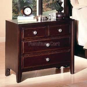    World Imports Chelsea Night Stand 1139 101: Furniture & Decor