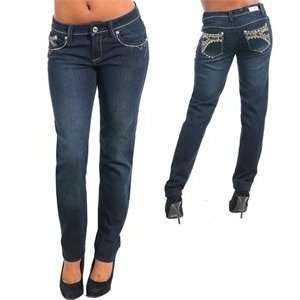  Sexy Rhinestone Pocket Jeans 