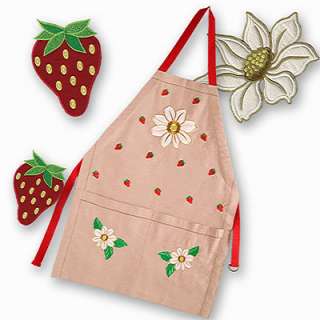 Anita Goodesign Embroidery Designs STRAWBERRY BLOSSOMS  