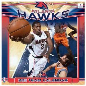 John F. Turner Atlanta Hawks 2011 Wall Calendar Sports 