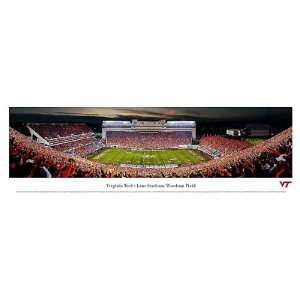  Virginia Tech Hokies Unframed Panoramic: Sports & Outdoors
