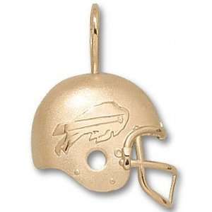  Buffalo Bills Solid 14K Gold Helmet Pendant: Sports 