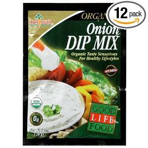 Good Life Food Dip Mixes, Onion, 1 Ounce Bags (Pack of 12):  