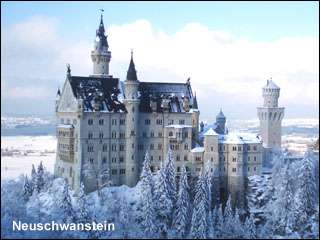 Los lo más destacado incluyen los castillos de Neuschwanstein, de 