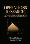 Operations Research: A Practical Introduction, (0849322561), Michael W 