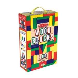  100 Wooden Building Block Set: Home & Kitchen