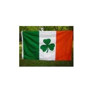  IRELAND Flag with Shamrock       3x5 IRISH FLAG: Patio 