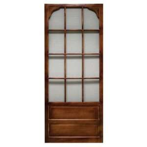   Alhambra Wooden Screen Door 36   Dark Stain