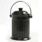 Norpro 93EB Black Ceramic One (1) Gallon Kitchen Composter / Compost 