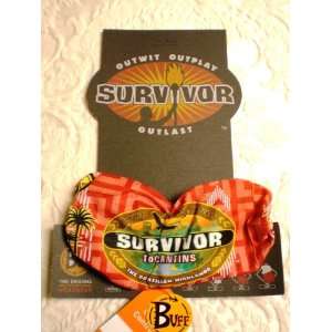   Red Jalapao Tribe Buff   Original, as seen on CBSs TV show, Survivor