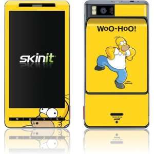  Homer Woo Hoo skin for Motorola Droid X Electronics