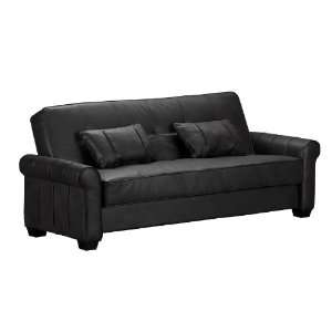  Home Source Industries 13116 Large Sofa Bed, Black: Home 