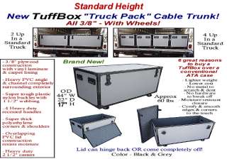 New TUFFBOX CABLE TRUNK TRUCK PACK Standard Height!  