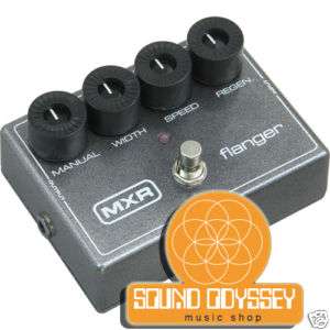 MXR M 117R Flanger Dunlop Guitar Effects Pedal + Xtras  