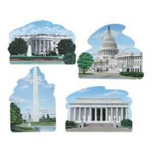  Beistle   55587   Washington DC Cutouts  Pack of 12 