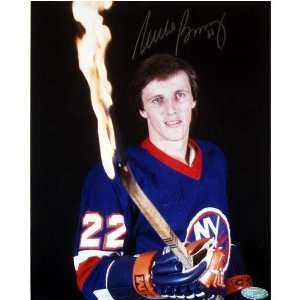  Mike Bossy Stick on Fire 16x20