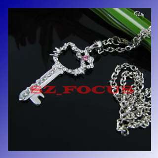   Crystal Diamante Pendant Necklace Christmas Gift 3 Color 201X  