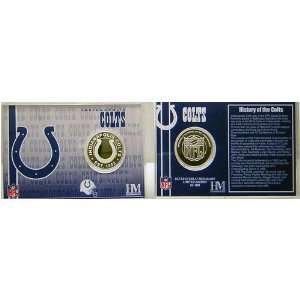  Indianapolis Colts Team History Coin Card: Sports 