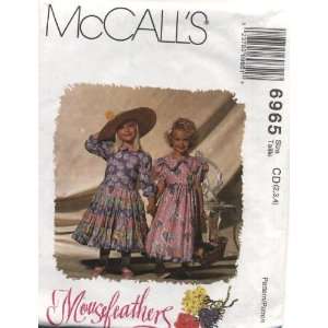 McCalls Mousefeathers Girls Dress Sewing Pattern #6965 