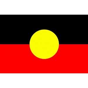 Aboriginal Flag Flag Sheet of 21 Personalised Glossy Stickers or 