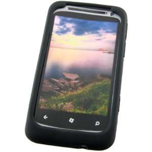   Black Silicone Skin Case For HTC Radar 4G: Cell Phones & Accessories
