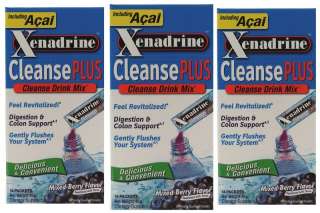 Xenadrine Cleanse Plus w/ Acai 42 packets Total  