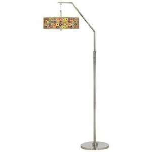  Marbles in the Park Giclee Shade Arc Floor Lamp