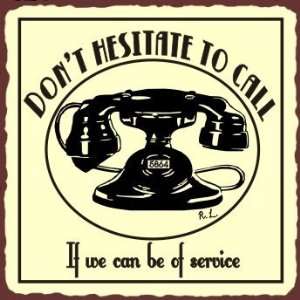  Dont Hesitate To Call Vintage Metal Art Telephone Service 
