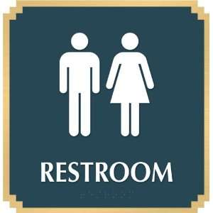   with Male/Female Graphic and Braille Sign, 8 x 8.25
