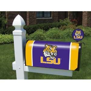  LSU Mailbox Cover and Flag