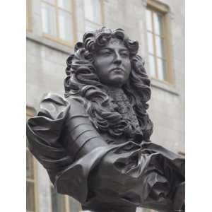 Bust of French King Louis XIV in the Historic District of Quebec City 