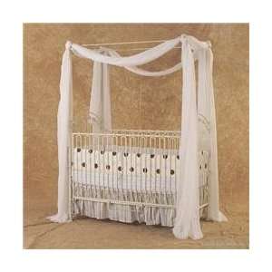  Bratt Decor Venetian Iron Crib Color: Antique White: Baby
