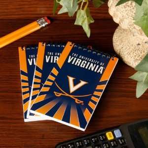  NCAA Virginia Cavaliers 3 Pack Memo Books
