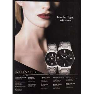 Print Ad 2005 Wittnauer Watch Into the Night. Wittnauer  