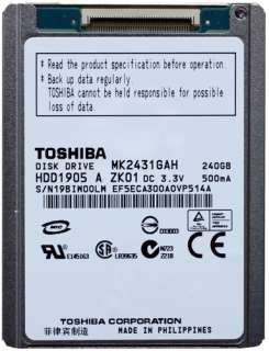 Toshiba 240GB MK2431GAH Hard Drive for 5th Gen iPod Video  