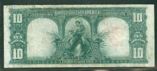 10 “Bison” Legal Tender STAR NOTE, 1901, Fr. #122*, FINE, scarce 