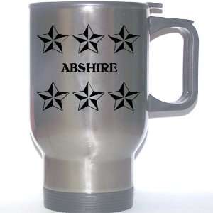  Personal Name Gift   ABSHIRE Stainless Steel Mug (black 