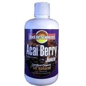  PREMIUM ACAI JUICE SYNERGY BLEND 32oz. Health & Personal 