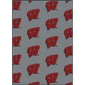    NCAA Team Repeat Rug   Wisconsin Badgers: Sports & Outdoors