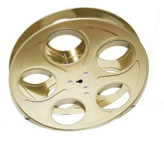 Metal Movie Reels Gold ( For 35 mm Film)   2564  