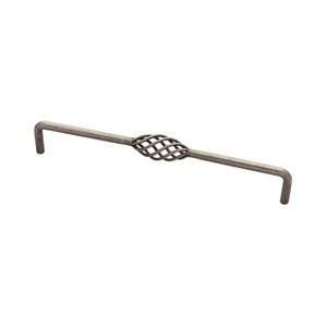  288mm c c Bird Cage Wire Pull, PEWTER