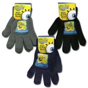    3 Pairs Spongebob Squarepants Magic Winter Gloves: Toys & Games
